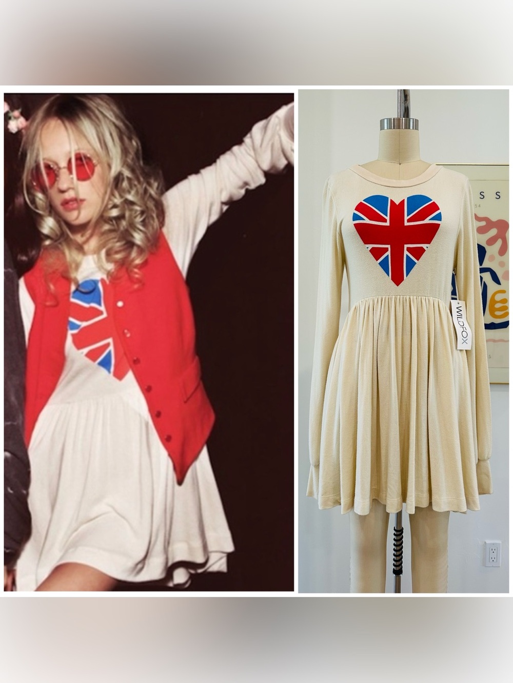 Wildfox British Babes Babydoll Dress